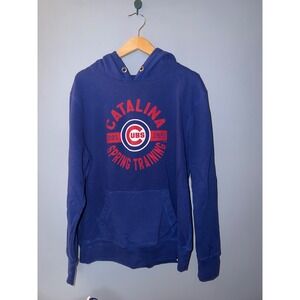 47 Brand Chicago Cubs Catalina Spring Training Hoodie Pullover Blue X Large
